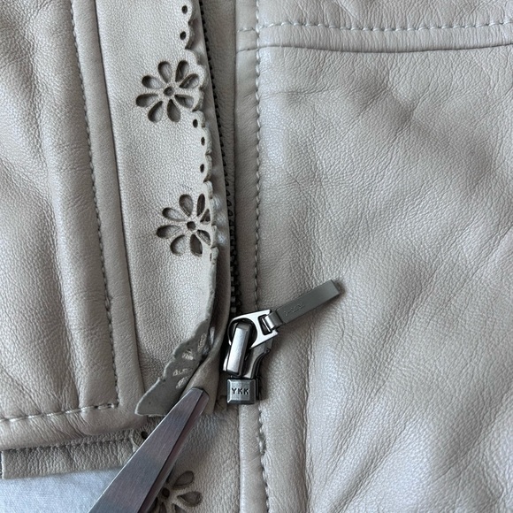 Hinge tan leather jacket - Picture 8 of 8